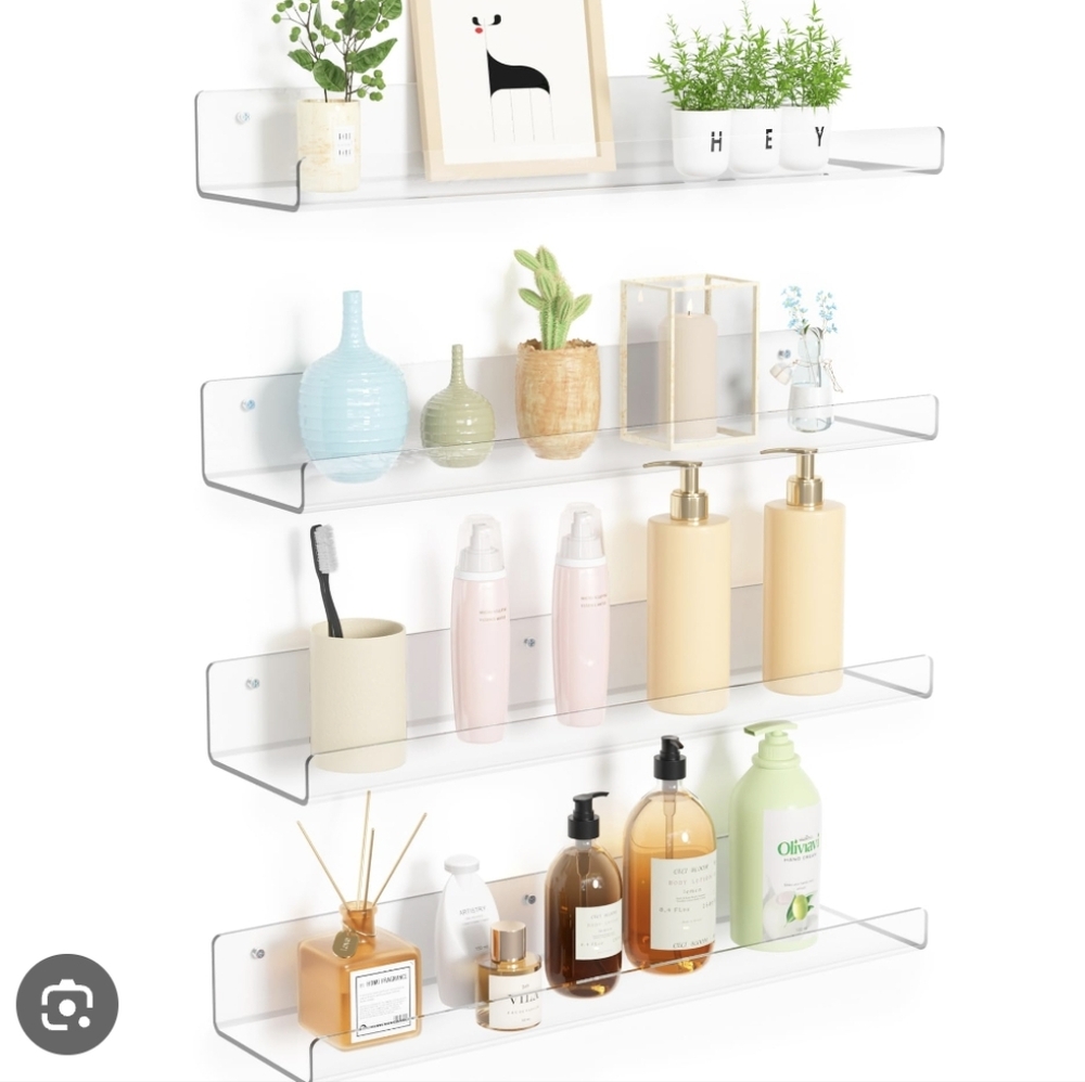 Four shelves